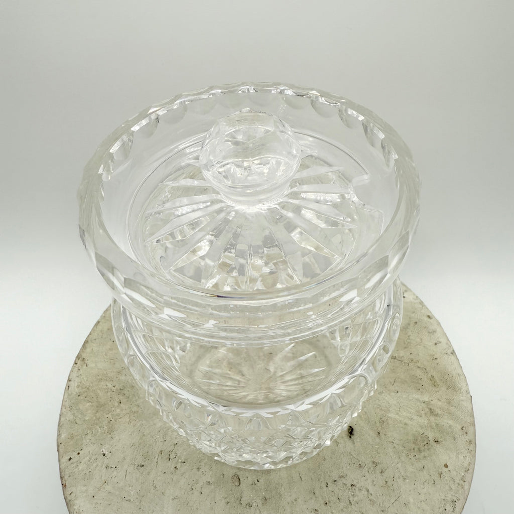 Waterford Crystal Alana Jam, Marmalade, or Jelly Jar with Lid