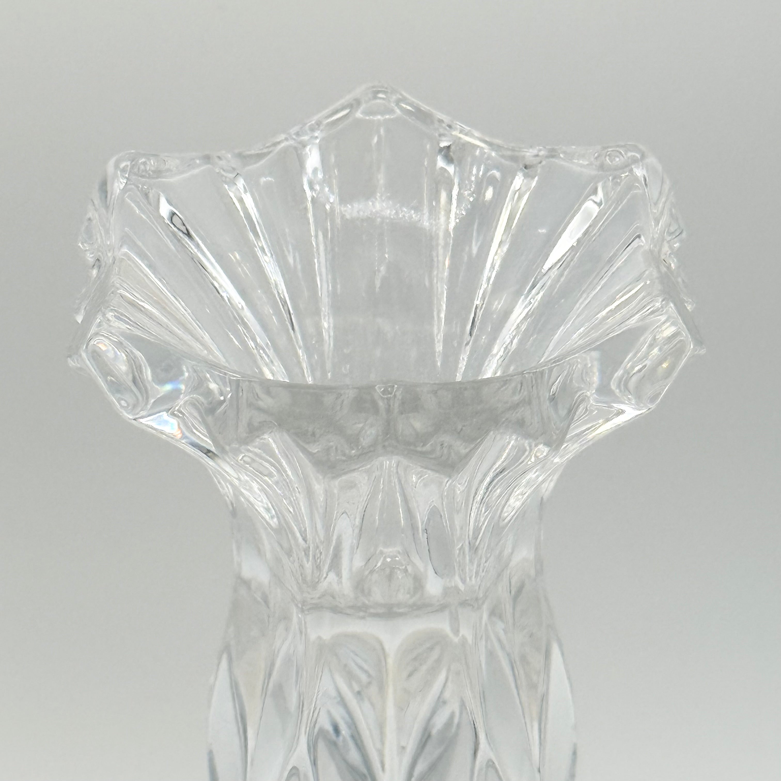 Pair of Lead Crystal Candle Holders