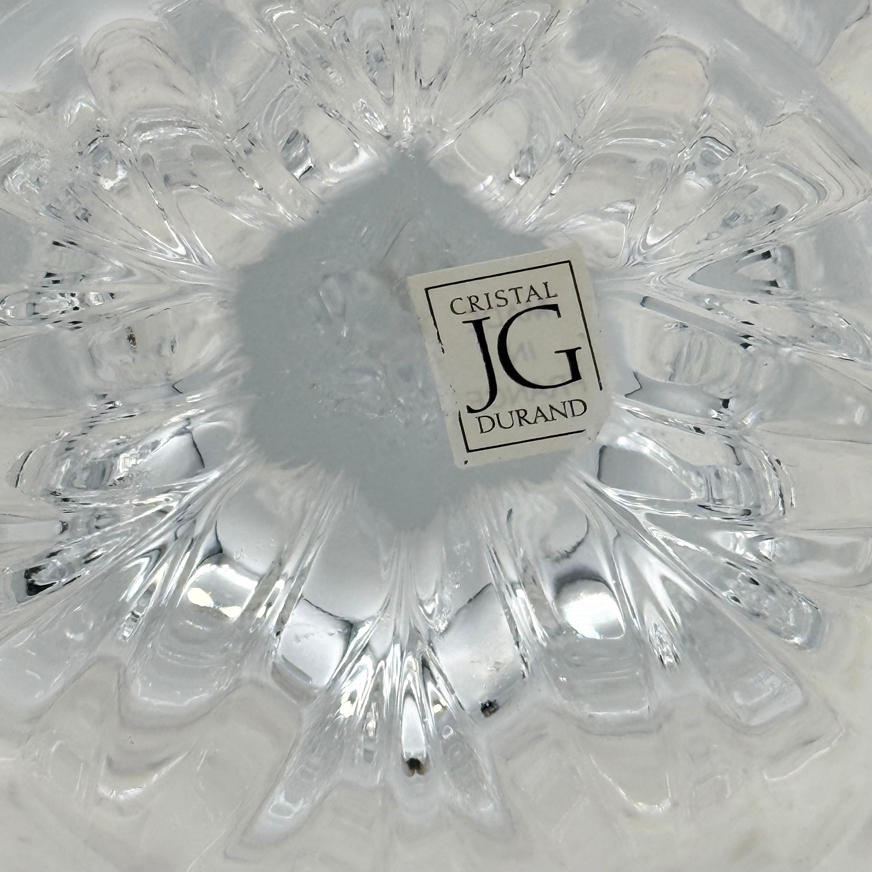 Pair of Lead Crystal Candle Holders