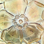 Indiana Carnival Glass Lily Pons Bowl In Iridescent Marigold, Large