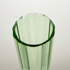 Rare Vintage Bořek Šípek / Ajeto Glass Vase – Green & Yellow, Czech Art Glass