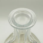 Vintage Cristal D'Arques 24% Lead Crystal Thumbprint Liquor Decanter with Stopper