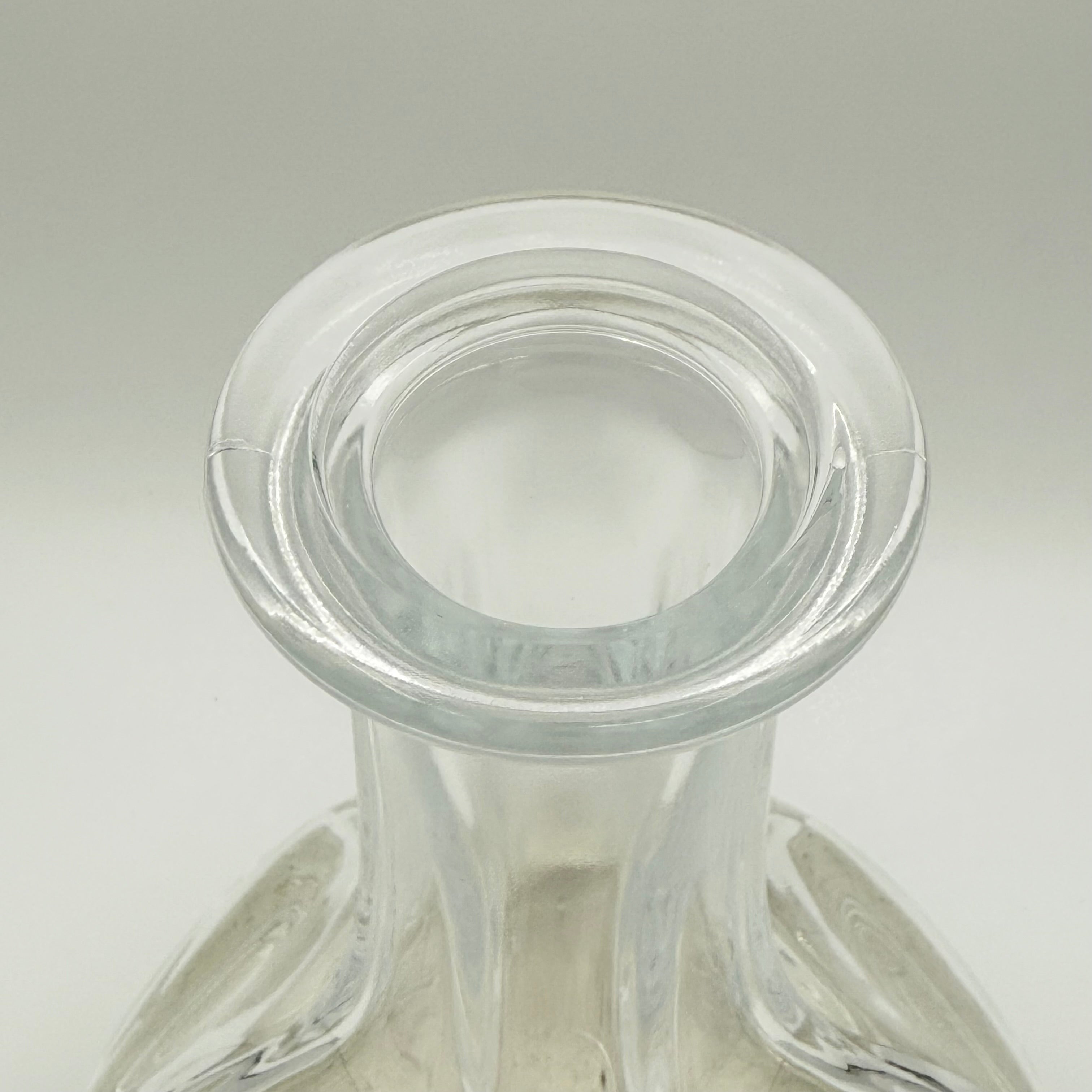 Cristal D'Arques 24% Lead Crystal Thumbprint Liquor Decanter with Stopper