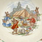 Vintage Campsite Royal Dalton Bunnykins Rabbit / Bunny Plate, Bowl and Cup Set