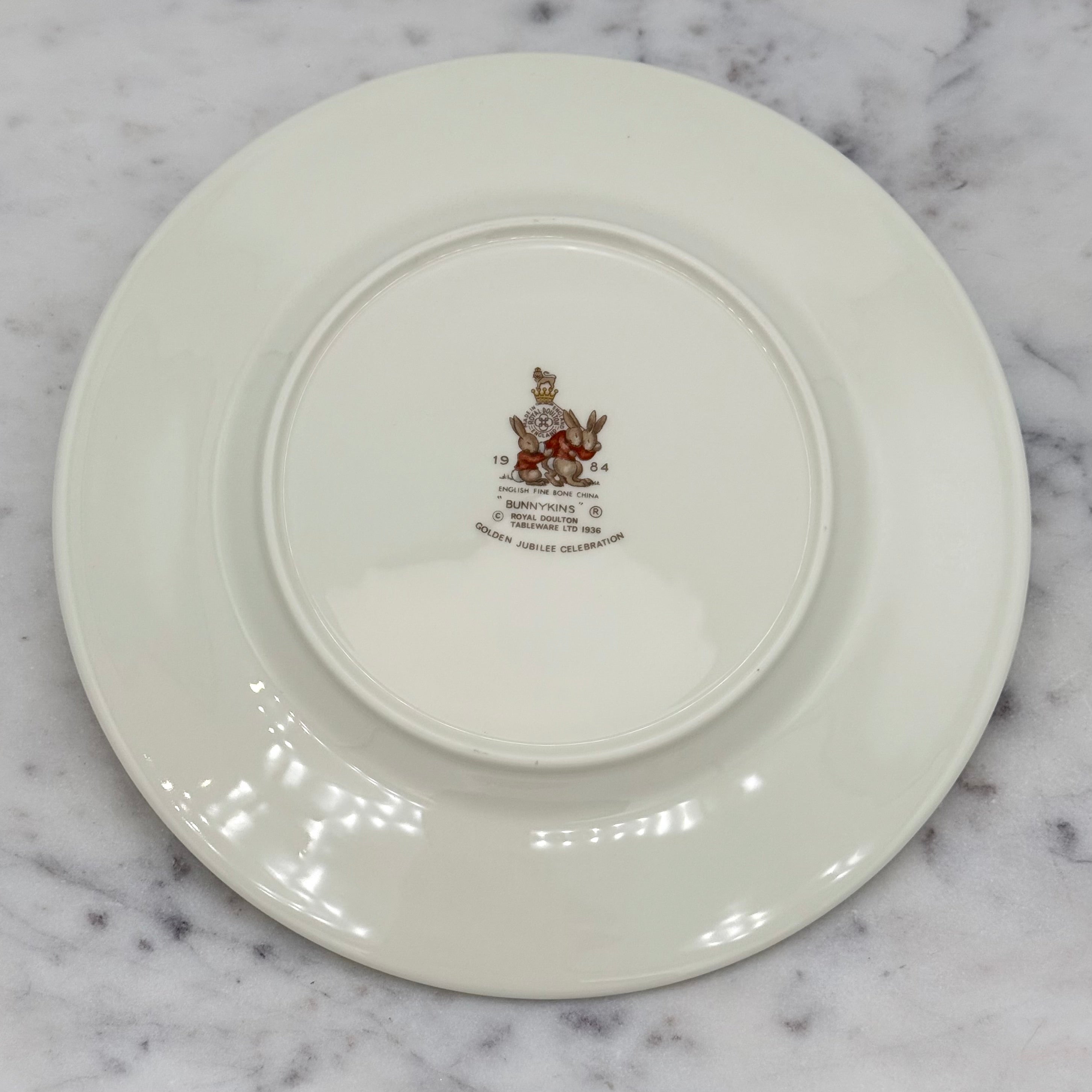 Vintage Campsite Royal Dalton Bunnykins Rabbit / Bunny Plate, Bowl and Cup Set