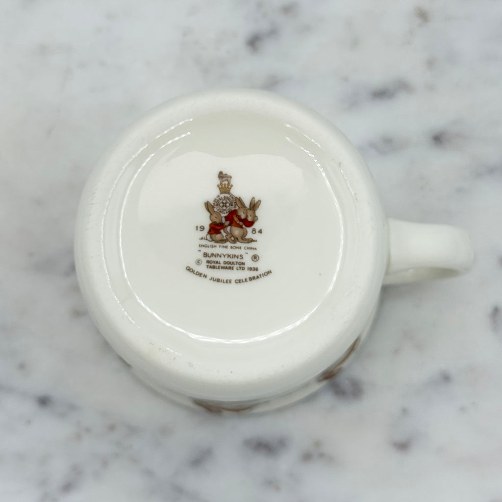 Vintage Campsite Royal Dalton Bunnykins Rabbit / Bunny Plate, Bowl and Cup Set