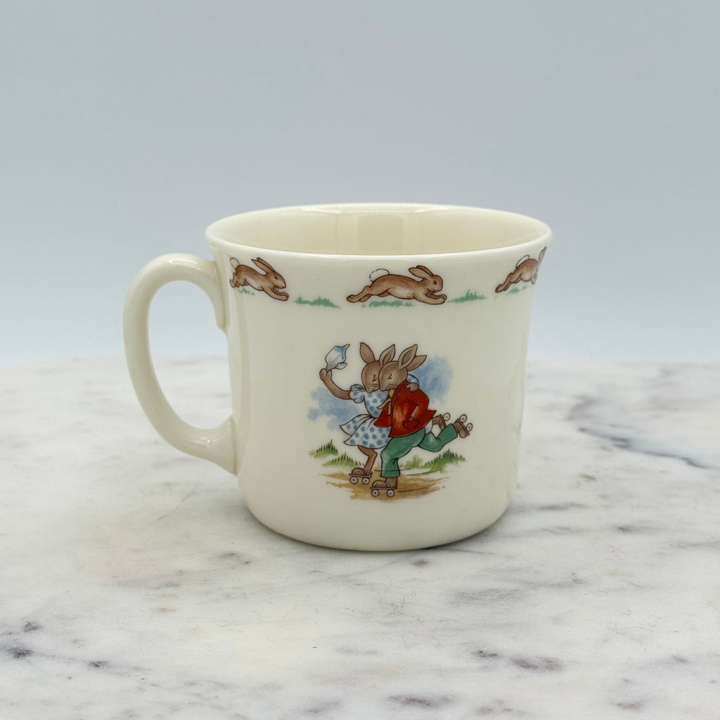 Vintage Campsite Royal Dalton Bunnykins Rabbit / Bunny Plate, Bowl and Cup Set